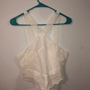 White halter top H&M
